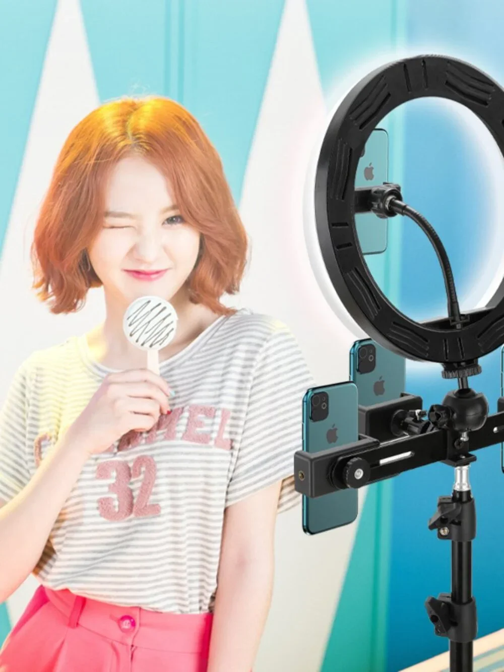 Ring selfie beautifying light